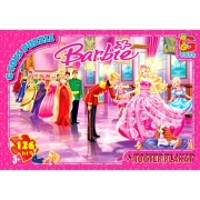 Пазлы из серии "Barbie"  126 пазлов