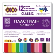 Пластилін CLASSIC 240 грам KIDS Line