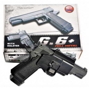 Пневматичний пістолет Galaxy Colt M1911 Hi-Capa з кобурою