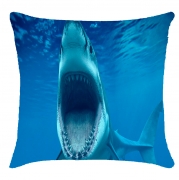 Подушка 3Д "Большая белая акула"