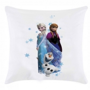 Подушка "Холодне серце" Ельза з Ганною і сніговик
