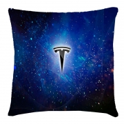 Подушка логотип Tesla
