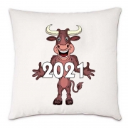 Подушка на новий 2021 рік Бика