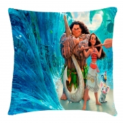 Подушка з 3Д малюнком "Моана та Мауї"