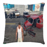 Подушка з 3д принтом GTA
