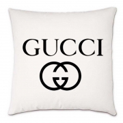 Подушка с логотипом "Гуччи"