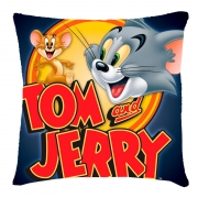 Подушка з принтом 3Д "Том і Джеррі"