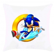 Подушка с принтом Sonic