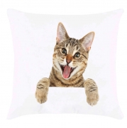 Подушка з принтом "Кішка"