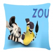 Подушка с принтом "Зебра Зу"