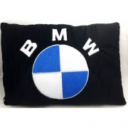 Подушка с вышивкой "BMW"