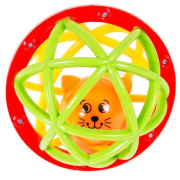 Погремушка  - шарик "Шустрый котёнок"