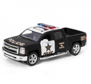 Полицейская модель машины "Kinsmart"  2014 Chevrolet Silverado