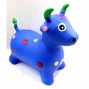 Прыгун детский "Корова" синий цвет