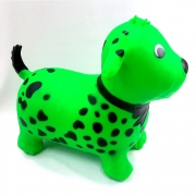 Прыгун детский "Собака" зеленая