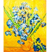 Раскраска по номерам "Ирисы в вазе" Ван Гог