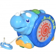 Розвиваюча музична іграшка каталка "Динозаврик"