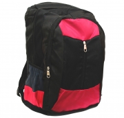 Рюкзак в червоно-чорних кольорах