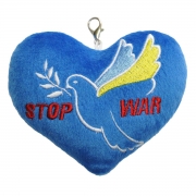 Сердце – брелок "Stop war"