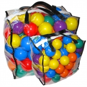 Кульки м'які 80 мм 100 штук в сумці