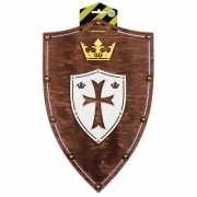 Щит деревянный "Крест" цвет венге