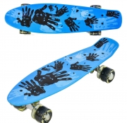 Скейт Best Board с подсветкой колес