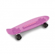 Скейт пенні фіолетовий з LED підсвічуванням