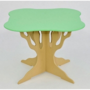 Стол в форме дерева Салатовый