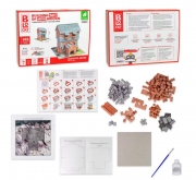 Будівельний набір для творчості з міні-цеглинок BLOCKY "Дім на скелі"