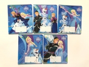 Зошит Frozen лінія на 12 аркушів упаковка 25 штук