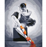 Творчість картина за номерами "Балерина"