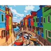 Творчество картина по номерам "Краски города"