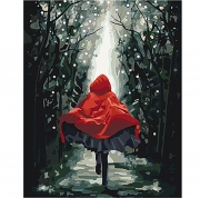 Творчество картина по номерам "Красная шапочка"