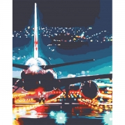 Творчество картина по номерам "Огни аэропорта"