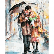 Творчество картина по номерам "Осеннее свидание"