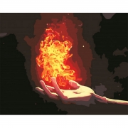 Творчество картина по номерам "Пламя"