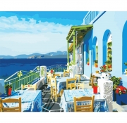 Творчість картина за номерами "Сонячна Греція"