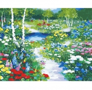 Творчество картина по номерам "Цветочная поляна"