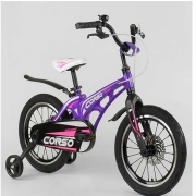 Велосипед 16" дюймов 2-х колёсный CORSO Фиолетовый