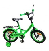 Велосипед 2-х колесный 12" зеленый "Extreme Bike"