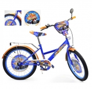 Велосипед 2-х колесный 20'' синий "HOT WHEEL"