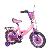 Велосипед 2-х колесный TILLY Donut pink+purple 14 дюймов