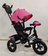 Велосипед с родительской ручкой Best Trike  розовый