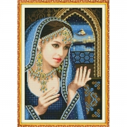 Вышивка крестиком "Индийская красавица"