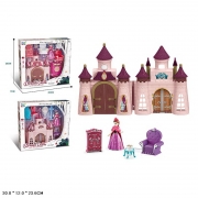 Замок з меблями та лялькою